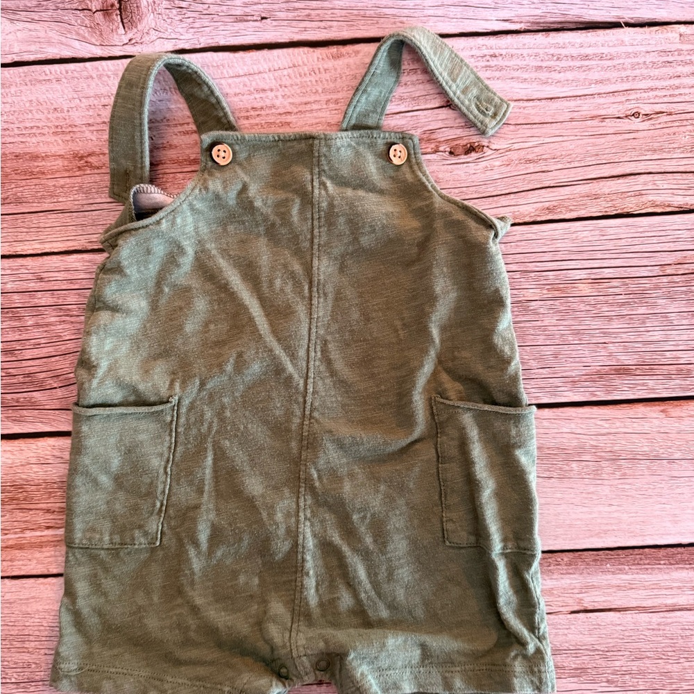 Cat & Jack Olive Green Kids Overalls